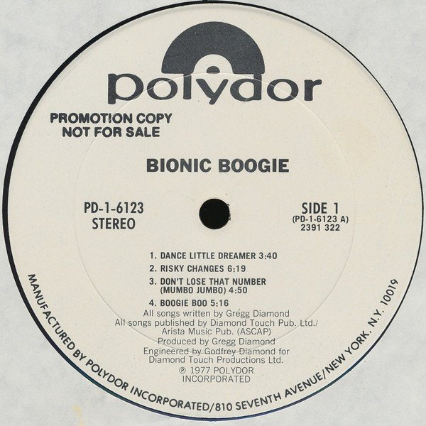 Bionic Boogie - Bionic Boogie | Polydor (PD-1-6123) - 3 Bionic Boogie - Bionic Boogie | Polydor (PD-1-6123) - 3