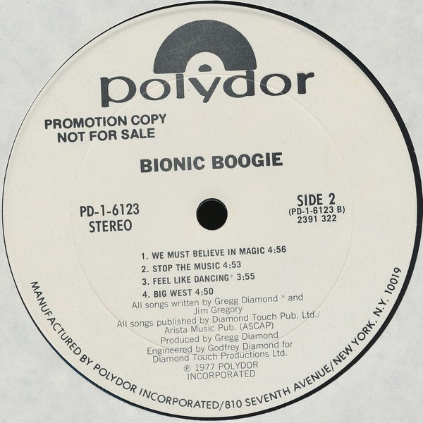 Bionic Boogie - Bionic Boogie | Polydor (PD-1-6123) - 4 Bionic Boogie - Bionic Boogie | Polydor (PD-1-6123) - 4