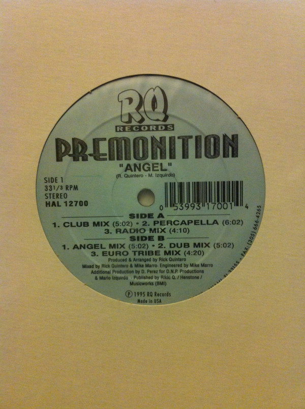 Premonition - Angel | RQ Records (HAL 12700)