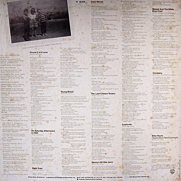 Rickie Lee Jones - Rickie Lee Jones | Warner Bros. Records (W 56 628) - 2 Rickie Lee Jones - Rickie Lee Jones | Warner Bros. Records (W 56 628) - 2