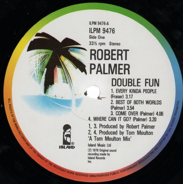 Robert Palmer - Double Fun | Island Records (ILPM 9476) - 3 Robert Palmer - Double Fun | Island Records (ILPM 9476) - 3