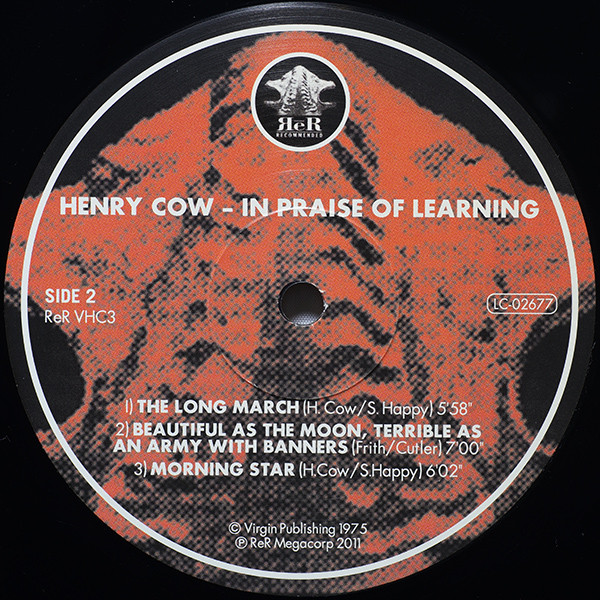 Henry Cow - In Praise Of Learning | ReR Megacorp (RER VHC3) - 4