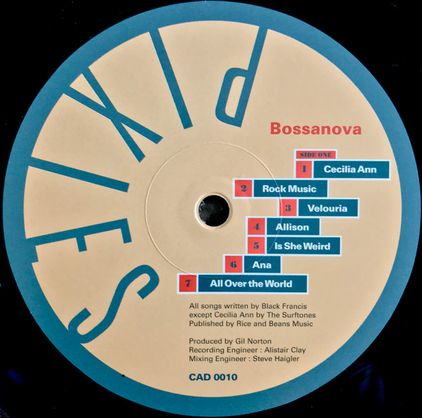 Pixies - Bossanova | 4AD (CAD 0010) - 3