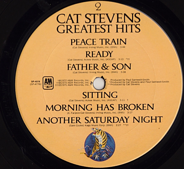 Cat Stevens - Greatest Hits | A&M Records (SP-4519) - 4