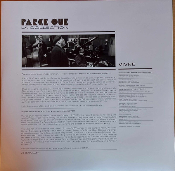 Arno & Sofiane Pamart - Vivre | [PIAS] (PIASLL170LP) - 3