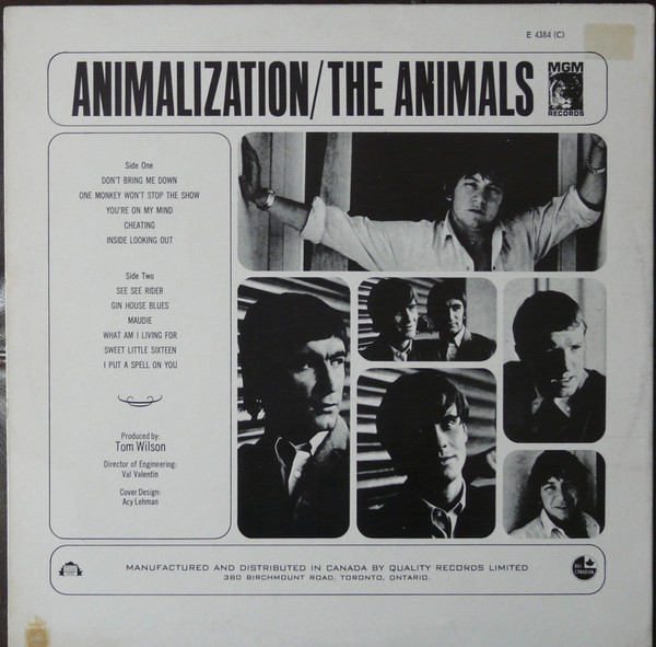 The Animals - Animalization | MGM Records (E 4384(C)) - 2
