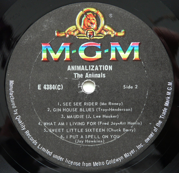The Animals - Animalization | MGM Records (E 4384(C)) - 4