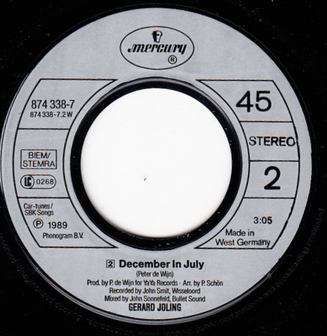 Gerard Joling - No More Bolero's | Mercury (874 338-7) - 4