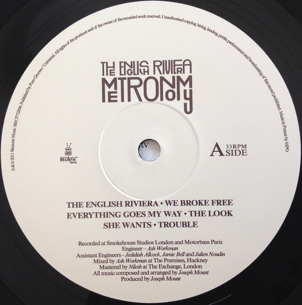 Metronomy - The English Riviera | Because Music (BEC5772894) - 3 Metronomy - The English Riviera | Because Music (BEC5772894) - 3
