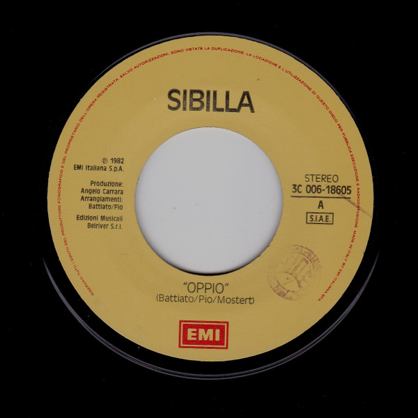 Sibilla - Oppio | EMI (3C 006-18605) - 3