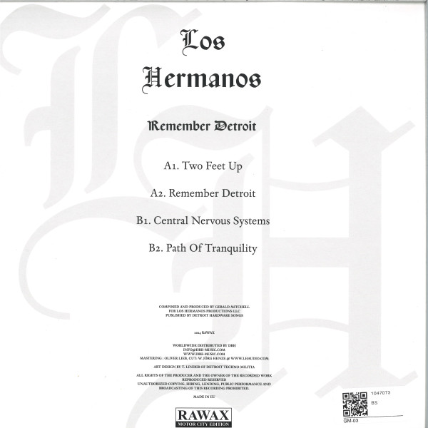 Los Hermanos - Remember Detroit | Rawax Motor City Edition (GM - 03G) - 2 Los Hermanos - Remember Detroit | Rawax Motor City Edition (GM - 03G) - 2