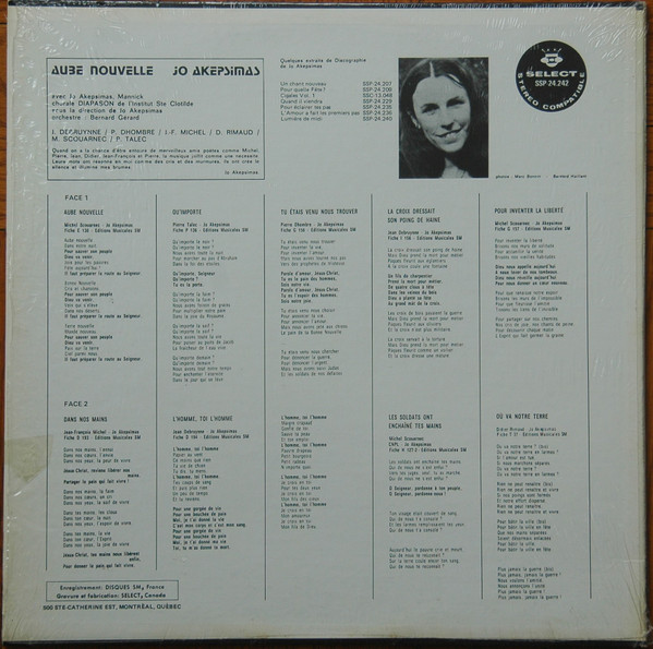 Jo Akepsimas - Aube Nouvelle | Select (ssp-24.242) - 2 Jo Akepsimas - Aube Nouvelle | Select (ssp-24.242) - 2