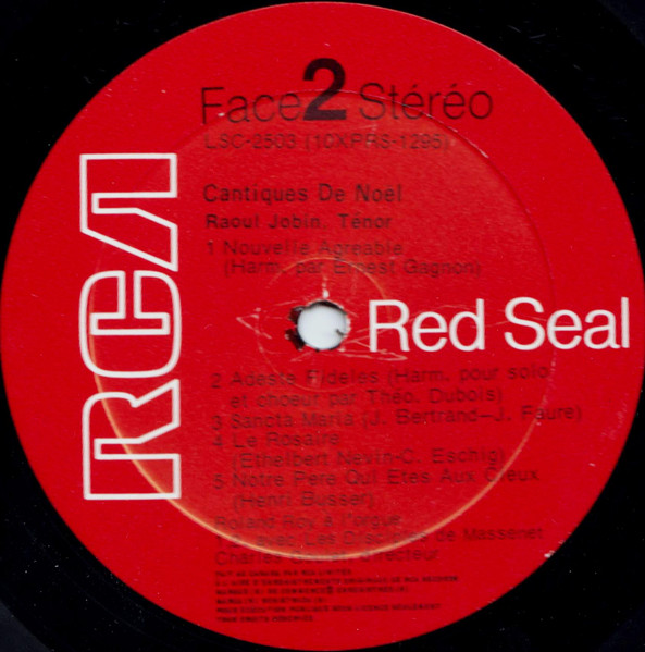 Raoul Jobin Avec Les Disciples De Massenet - Cantiques De Noël Et Chants Religieux | RCA (LSC 2503) - 4