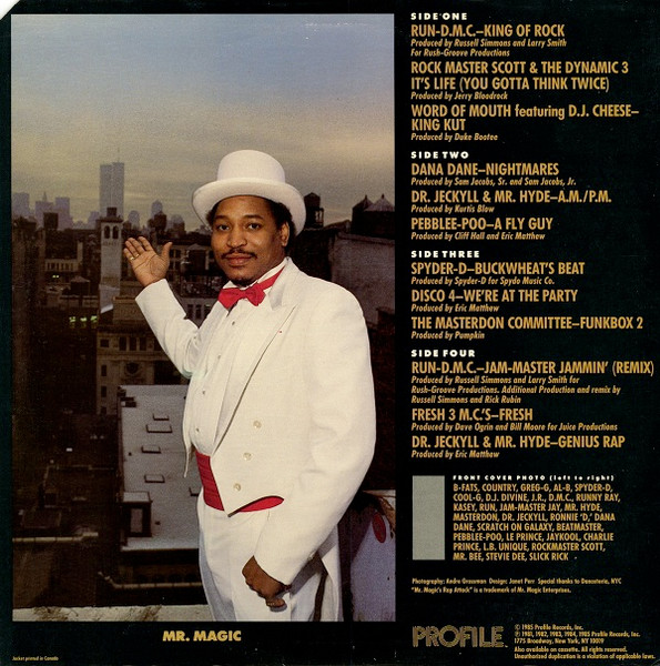 Various - Mr. Magic's Rap Attack | Profile Records (PRO-1213) - 2
