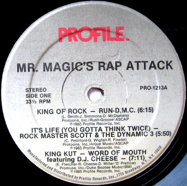 Various - Mr. Magic's Rap Attack | Profile Records (PRO-1213) - 3