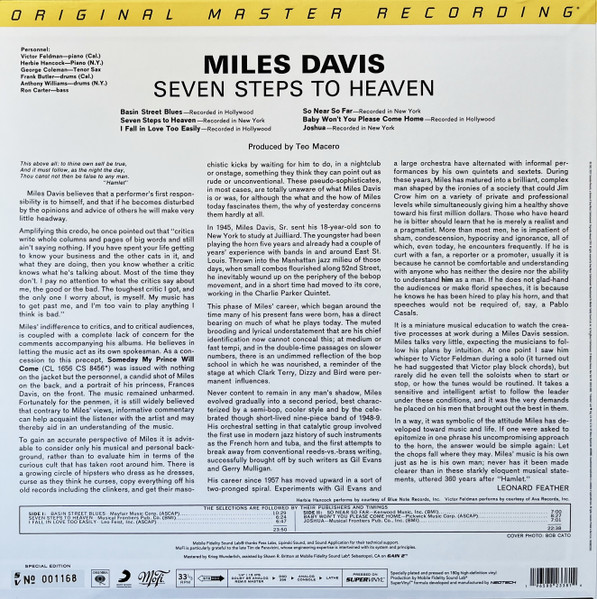 Miles Davis - Seven Steps To Heaven | Mobile Fidelity Sound Lab (MFSV 1-534) - 2