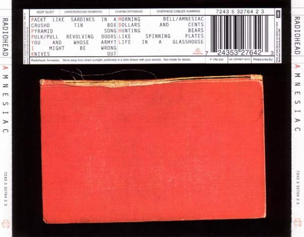 Radiohead - Amnesiac | Parlophone (7243 5 32764 2 3) - 2 Radiohead - Amnesiac | Parlophone (7243 5 32764 2 3) - 2