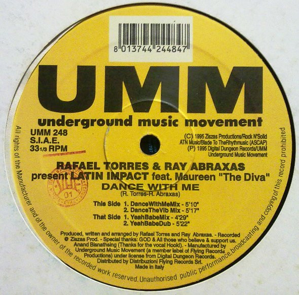 Rafael Torres & Ray Abraxas Present Latin Impact Feat. Mau-Reen - Dance With Me | UMM (UMM 248) - main