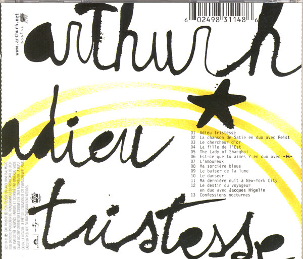 Arthur H - Adieu Tristesse | Polydor (983 114-8) - 2