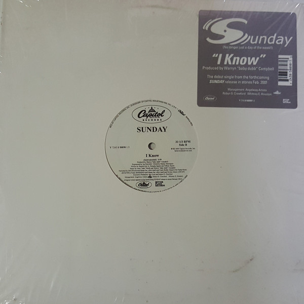 Sunday - I Know | Capitol Records (Y 7243 8 58898 1 3) - 4 Sunday - I Know | Capitol Records (Y 7243 8 58898 1 3) - 4