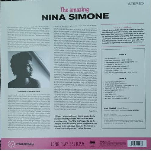 Nina Simone - The Amazing Nina Simone | MatchBall records (29029) - 2