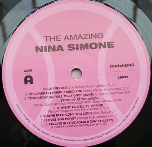 Nina Simone - The Amazing Nina Simone | MatchBall records (29029) - 3
