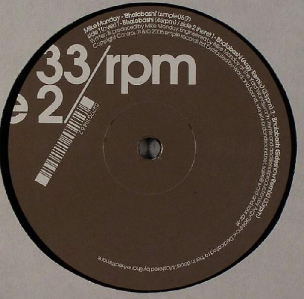 Mike Monday - Bhalobashi | Simple Records (simple0617) - 2