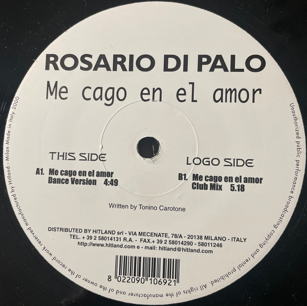Rosario Di Palo - Me Cago En El Amor | Remix Mania (RMM 00.04) - main