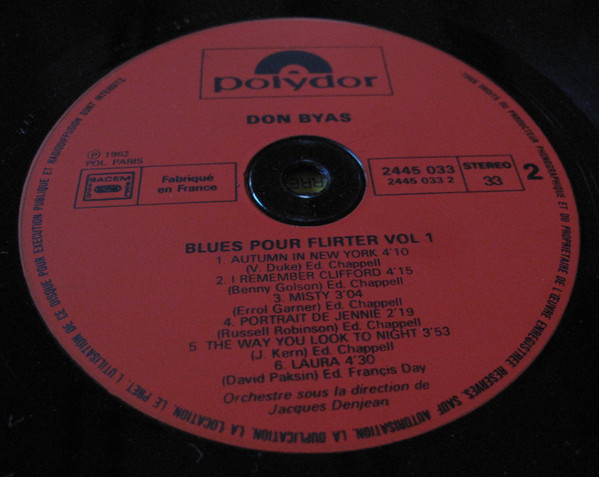 Don Byas - Blues Pour Flirter, Vol. 1 | Polydor (2445 033) - 4 Don Byas - Blues Pour Flirter, Vol. 1 | Polydor (2445 033) - 4