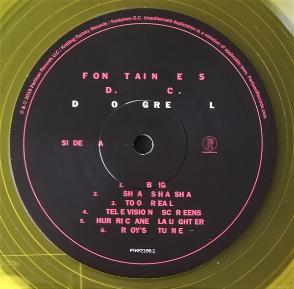 Fontaines D.C. - Dogrel | Partisan Records (PTKF2166-1) - 4