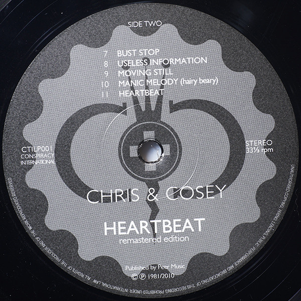 Chris & Cosey - Heartbeat | Conspiracy International (CTILP001) - 3