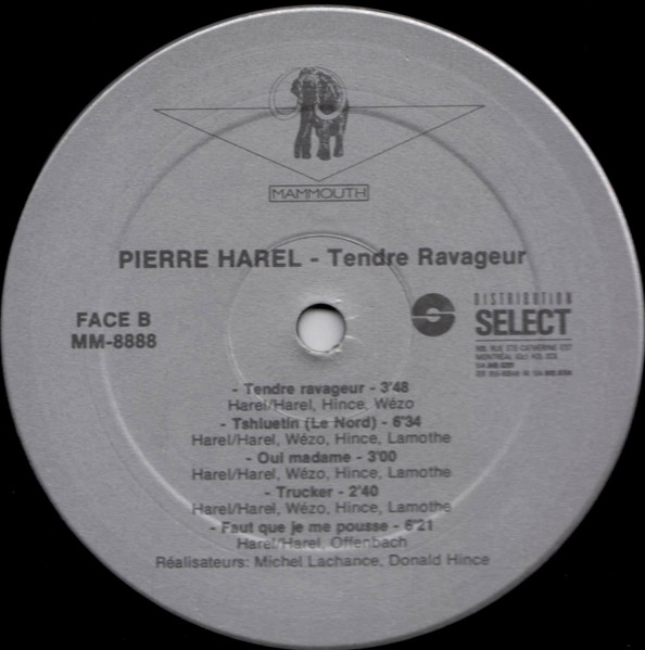 Pierre Harel - Tendre Ravageur | Mammouth (MM-8888) - 4 Pierre Harel - Tendre Ravageur | Mammouth (MM-8888) - 4