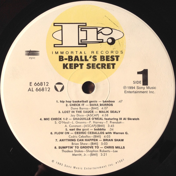 Various - B-Ball's Best Kept Secret | Immortal Records (E 66812) - 3 Various - B-Ball's Best Kept Secret | Immortal Records (E 66812) - 3