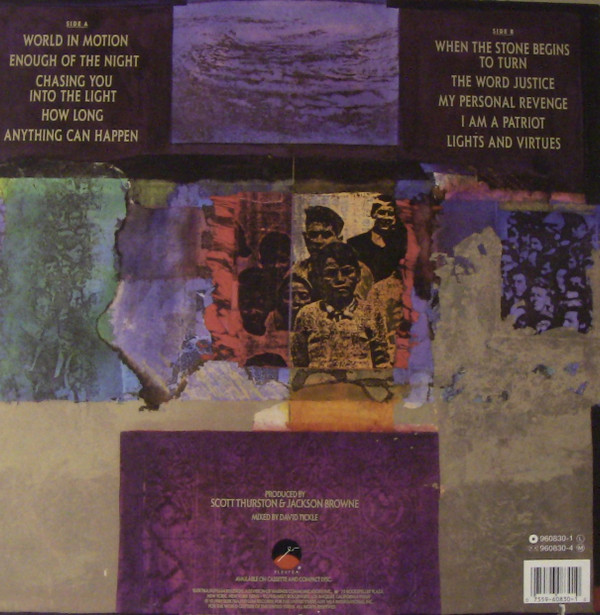 Jackson Browne - World In Motion | Elektra (960 830-1)