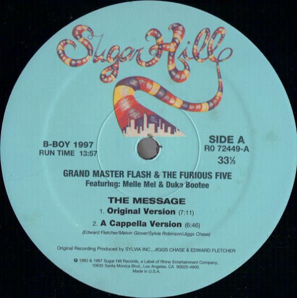 Grandmaster Flash & The Furious Five - The Message | Rhino Records (R0 72449) - main