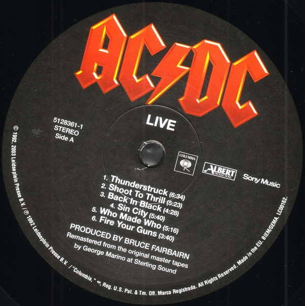 AC/DC - Live | Columbia (5128361) - 3