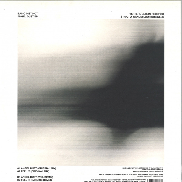 Basic Instinct - Angel Dust EP | Vertere Berlin Records (VERBLN001) - 2 Basic Instinct - Angel Dust EP | Vertere Berlin Records (VERBLN001) - 2