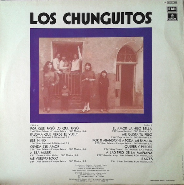 Los Chunguitos - Barrio | EMI (10C 062-021.869) - 2 Los Chunguitos - Barrio | EMI (10C 062-021.869) - 2
