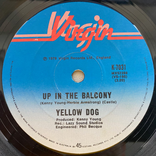 Yellow Dog - Just One More Night | Virgin (K-7031) - 2 Yellow Dog - Just One More Night | Virgin (K-7031) - 2