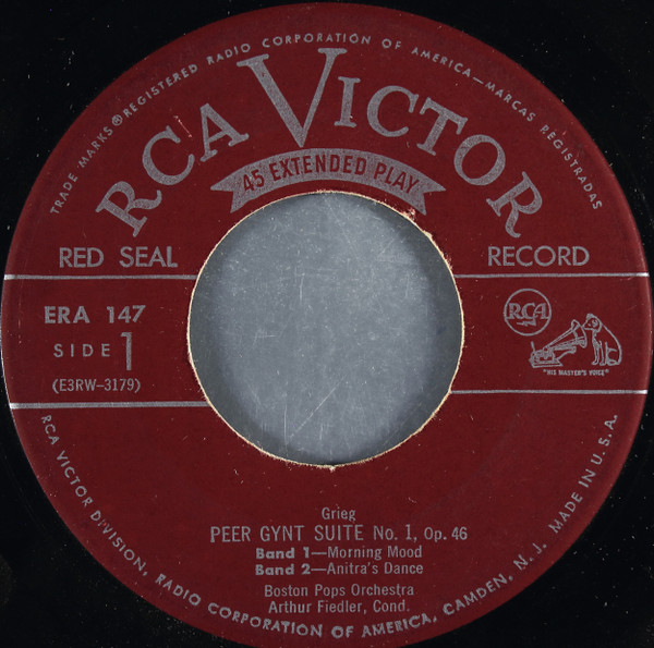 Edvard Grieg - Boston Pops Orchestra , Arthur Fiedler - Peer Gynt Suite No. 1 | RCA Victor Red Seal (ERA-147) - 3
