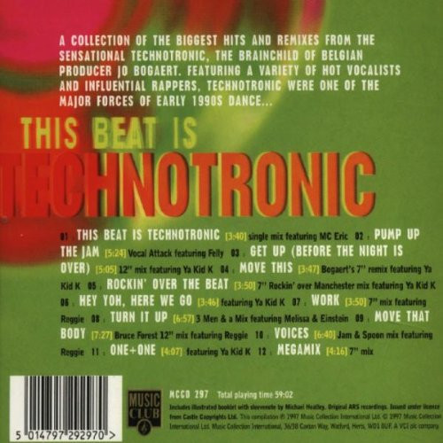 Technotronic - This Beat Is Technotronic (Hits & Mixes) | Music Club (MCCD 297) - 2 Technotronic - This Beat Is Technotronic (Hits & Mixes) | Music Club (MCCD 297) - 2