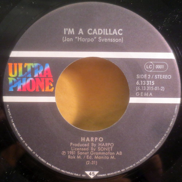 Harpo - Yes I Do | Ultraphone (6.13 315) - 4 Harpo - Yes I Do | Ultraphone (6.13 315) - 4