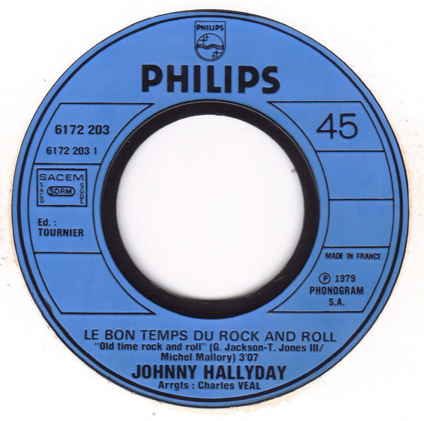 Johnny Hallyday - Le Bon Temps Du Rock And Roll | Philips (6172 203) - 3