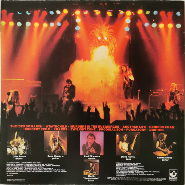 Iron Maiden - Killers | Harvest (ST-12141) - 2