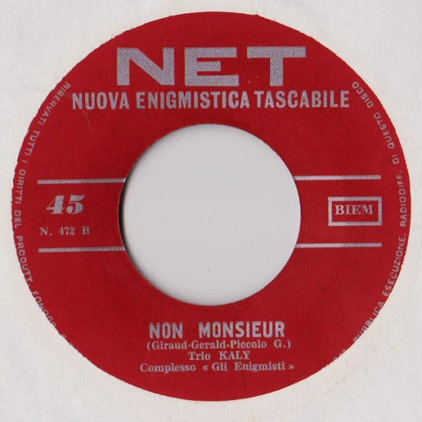 Jo Fedeli / Trio Kaly - Se Mi Vuoi Lasciare / Non Monsieur | Nuova Enigmistica Tascabile (N. 472) - 2 Jo Fedeli / Trio Kaly - Se Mi Vuoi Lasciare / Non Monsieur | Nuova Enigmistica Tascabile (N. 472) - 2