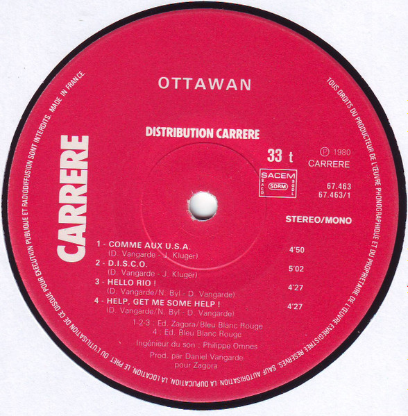 Ottawan - D.I.S.C.O. | Carrere (67.463) - 3