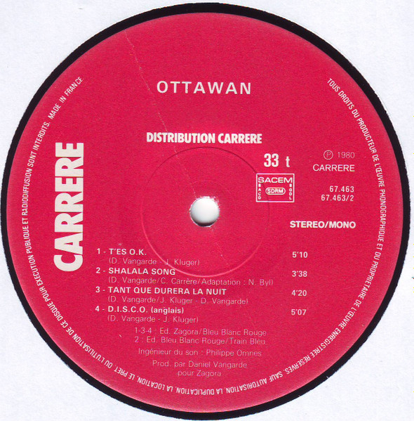 Ottawan - D.I.S.C.O. | Carrere (67.463) - 4