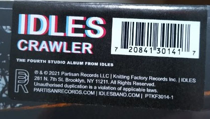 Idles - Crawler | Partisan Records (PTKF3014-1) - 4 Idles - Crawler | Partisan Records (PTKF3014-1) - 4