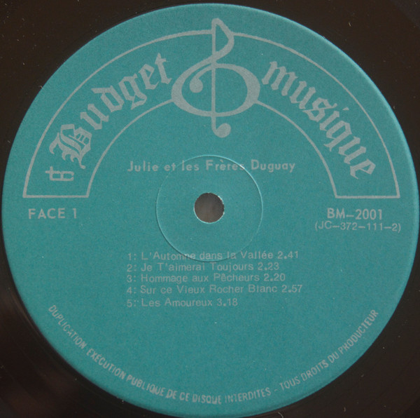 Julie Et Les Frères Duguay - Noël Chez Julie Et Les Frères Duguay | Budget Musique (BM-2015) - 3 Julie Et Les Frères Duguay - Noël Chez Julie Et Les Frères Duguay | Budget Musique (BM-2015) - 3