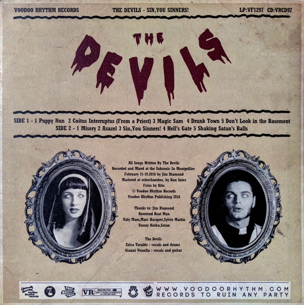 The Devils - Sin, You Sinners! | Voodoo Rhythm (VR1297) - 2 The Devils - Sin, You Sinners! | Voodoo Rhythm (VR1297) - 2